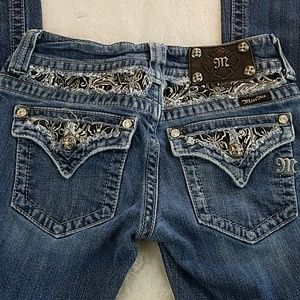 Miss Me jeans size 26 bootcut with 31 inch inseam